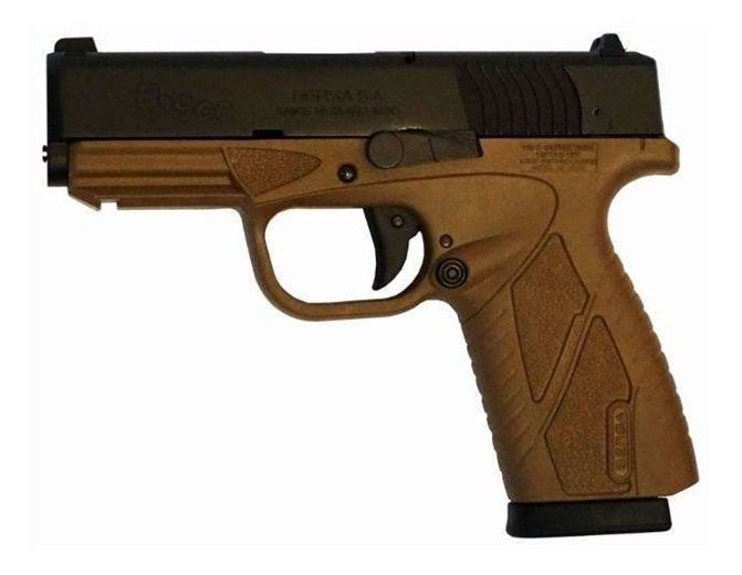 Bersa BP CC 9MM FS 8 Shot Matte W/FDE