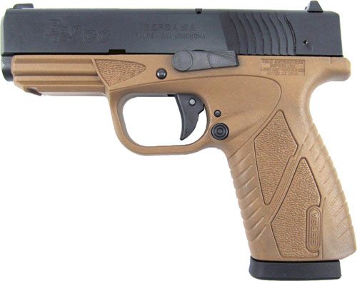 Bersa BP CC 9MM FS 8 Shot Matte W/FDE view 2