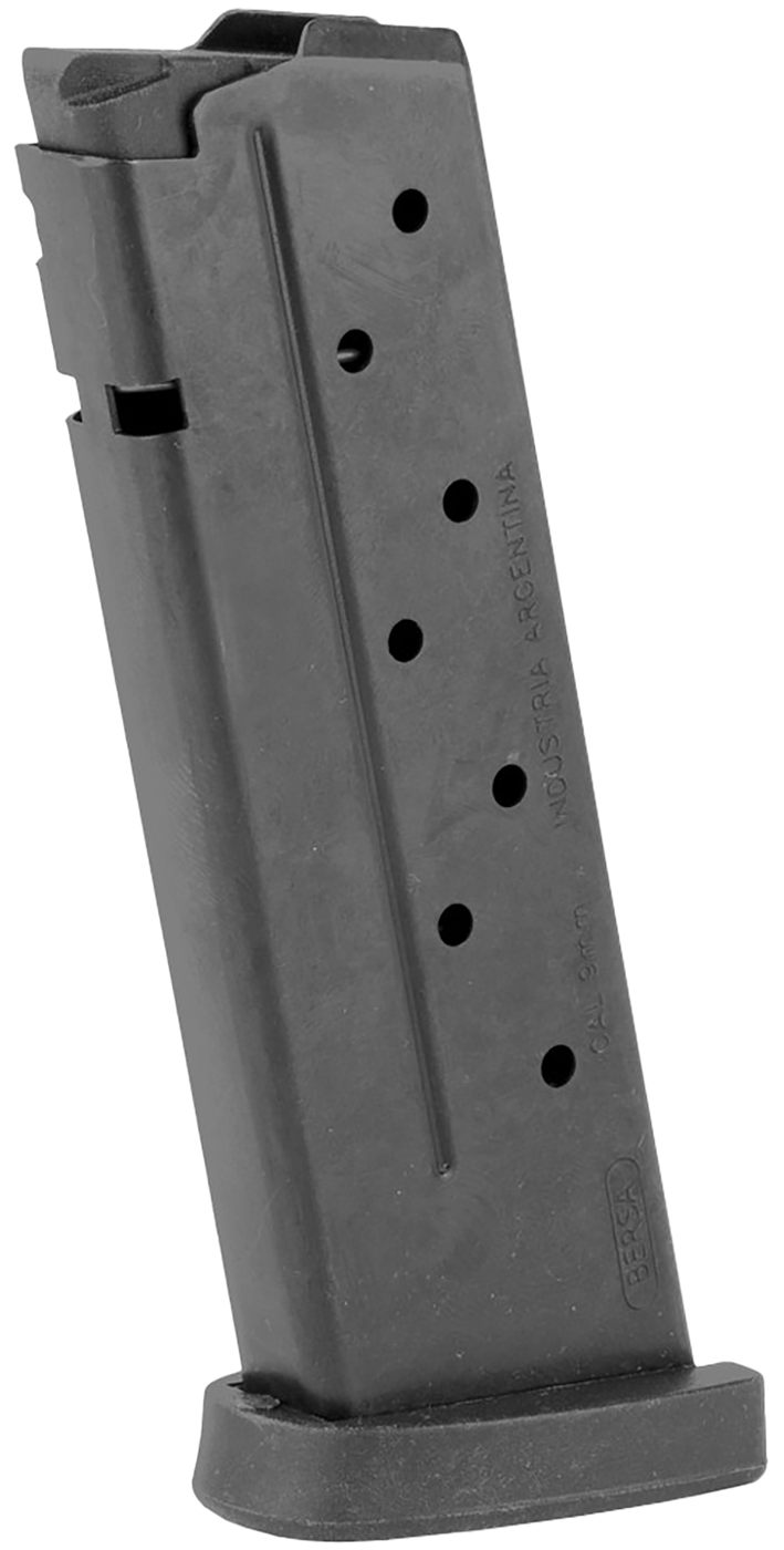 Bersa USA BP9CCMAG Bpcc 8rd 9mm Luger, Fits Concealed Carry Black Steel