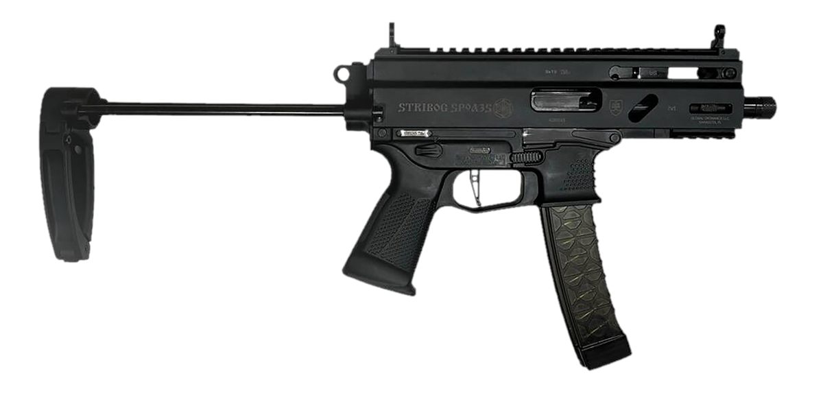 Global Ordnance Grand Power 810091152843 Stribog SP9A35 9mm Luger 30+1 PDW