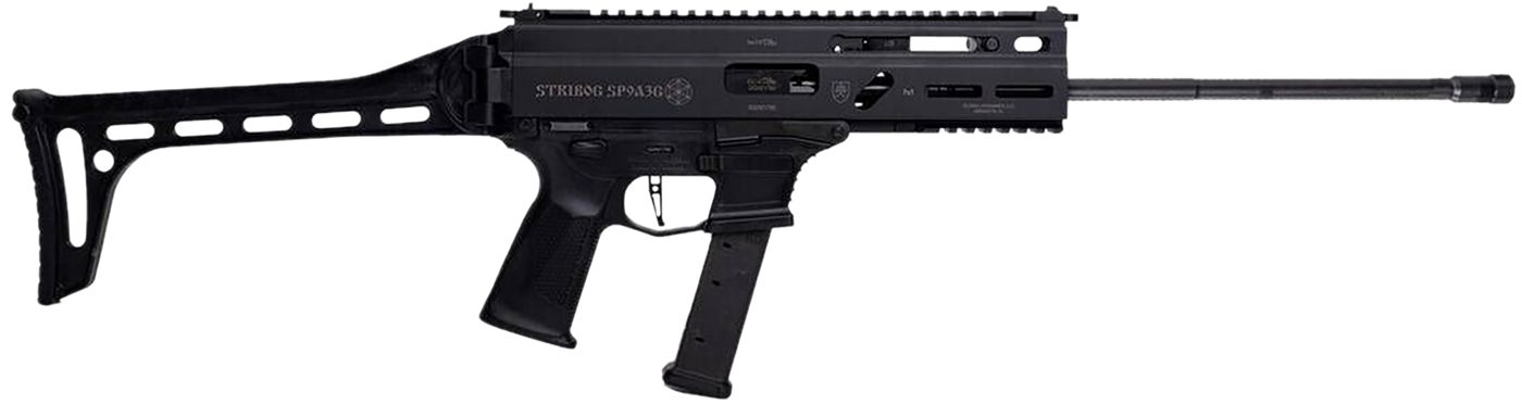 Global Ordnance Grand Power 810091156025 Stribog SP9A3G 9mm Luger 16in Blac