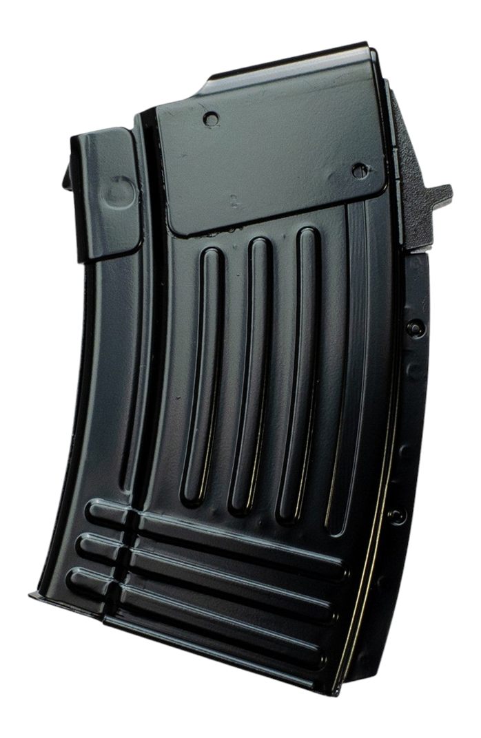 Global Ordnance 810091157381 10rd Fully Ribbed 7.62x39mm Fits AK-47 Black S