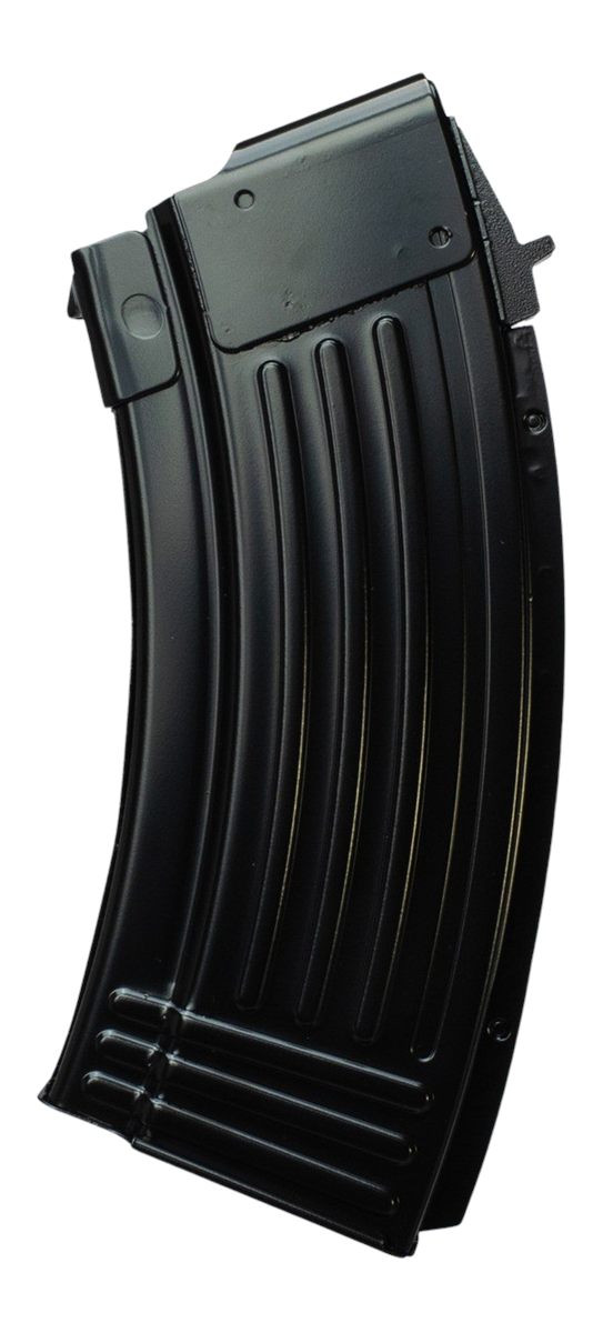 Global Ordnance 810091157428 20rd Fully Ribbed 7.62x39mm Fits AK-47 Black S
