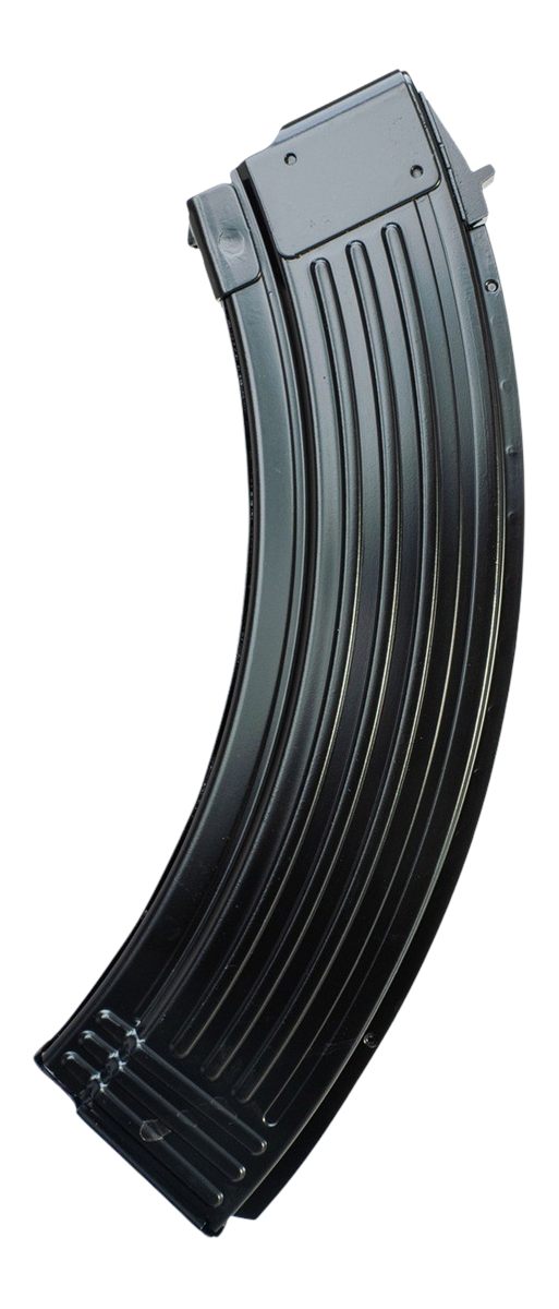 Global Ordnance 810091157497 40rd Fully Ribbed 7.62x39mm Fits AK-47 Black S
