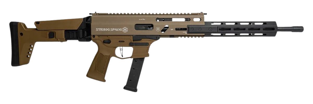 Global Ordnance Grand Power 810091158029 Stribog SP9A3G 9mm Luger 16in Blac