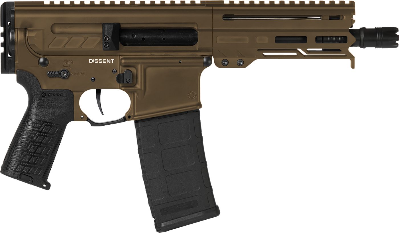 CMMG 30A0E33MB Dissent MK4 300 Blackout 30+1 6.50in, Midnight Bronze Cerako