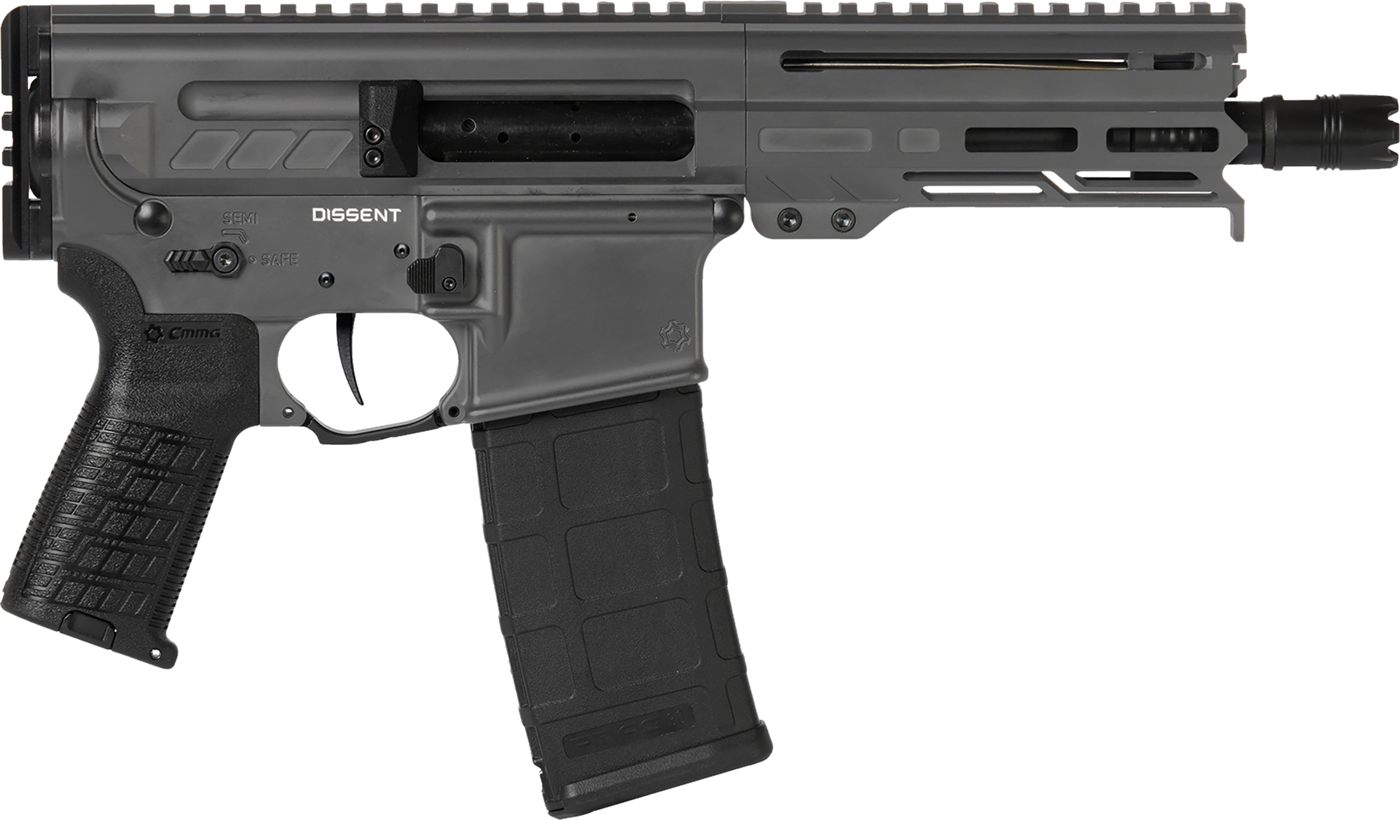 CMMG 30A0E33TNG Dissent MK4 300 Blackout 30+1 6.50in, Tungsten Gray Cerakot