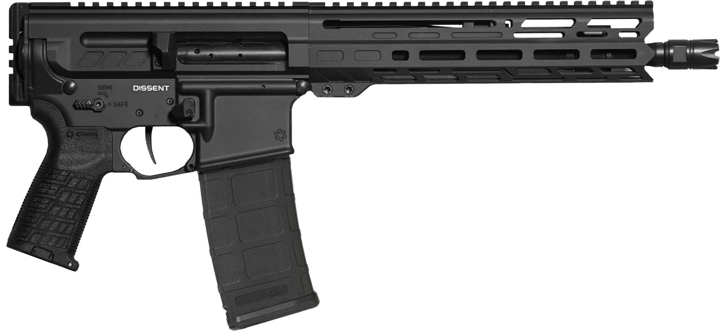 CMMG 30AC278AB Dissent MK4 300 Blackout 30+1 10.50in, Black, Picatinny Brac