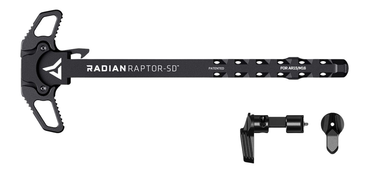 Radian Weapons R0939 Raptor SD 45/90 Charging Handle AR-15/M16 Black Alumin
