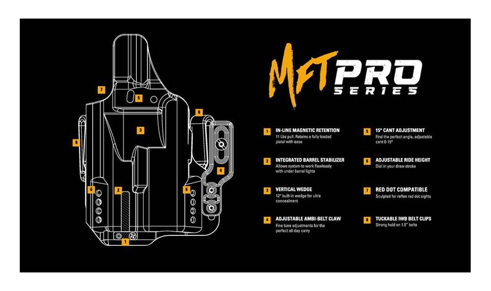 Mission First Tactical Pro Series IWB Light Holster for Springfield Hellcat view 6