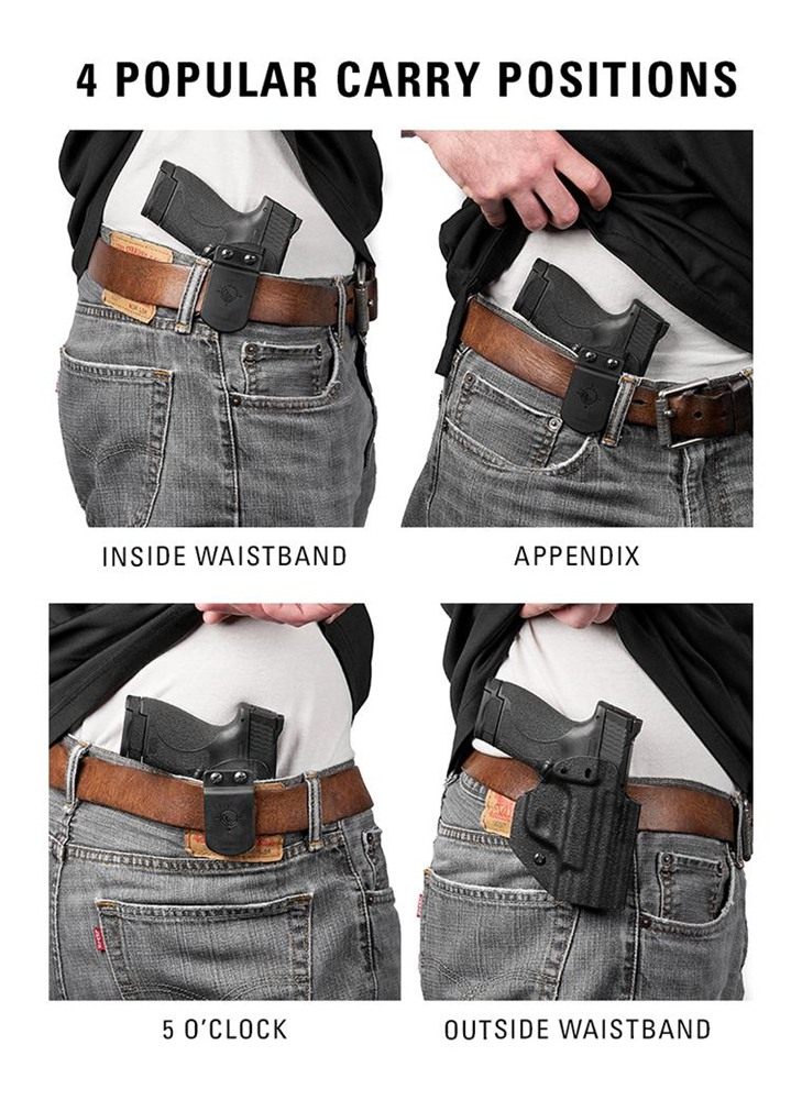 Mission First Tactical AIWB/OWB Holster for Ruger RXM Black Ambi view 3