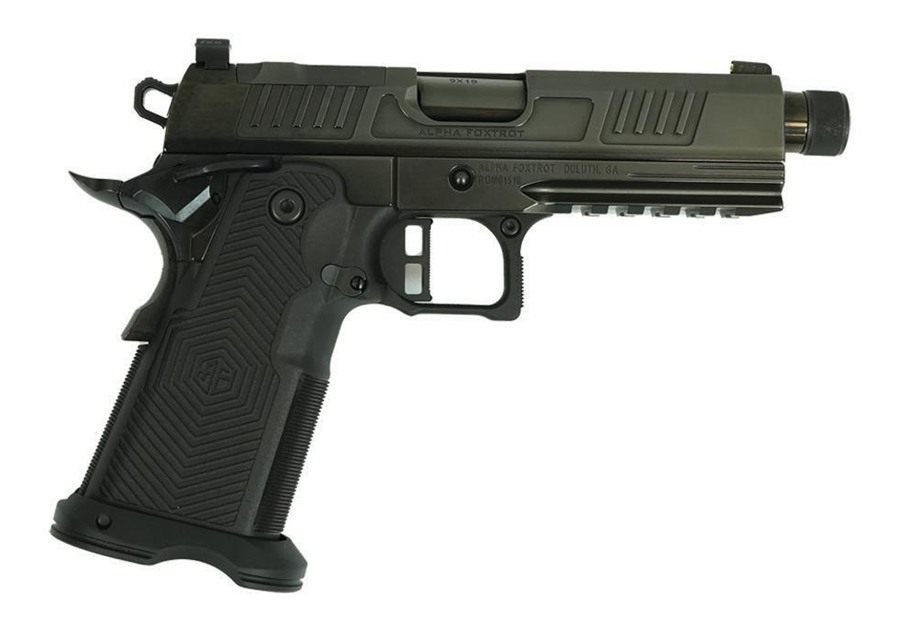 Alpha Foxtrot AF1911 Romulus Handgun 9mm Luger 17rd 20rd Magazine 4.25in Th view 4
