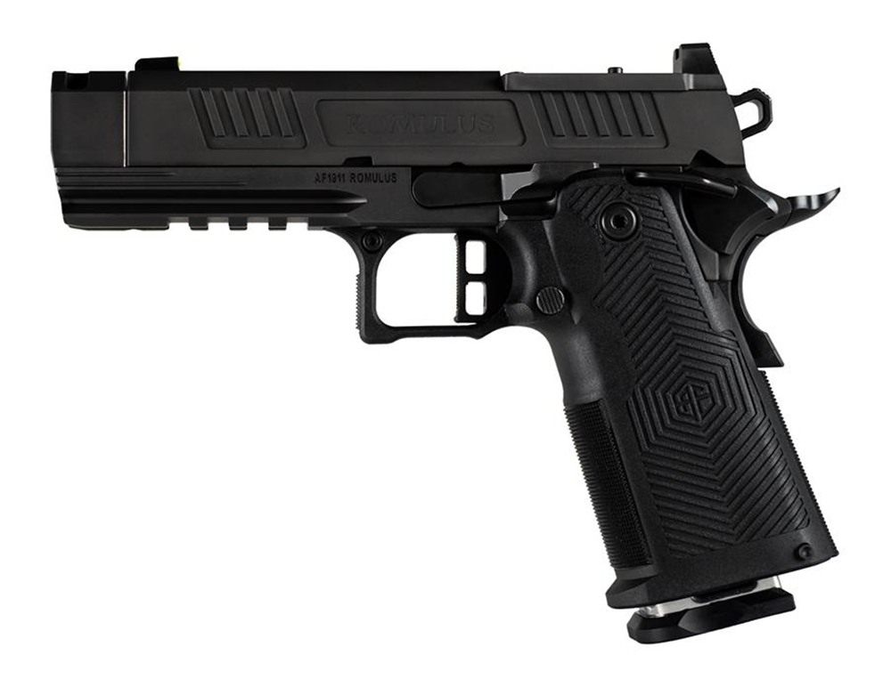 Alpha Foxtrot AA39X1QIG-XDBK19 AF1911 Romulus Compact 9mm Luger 20+1 3.50in view 3