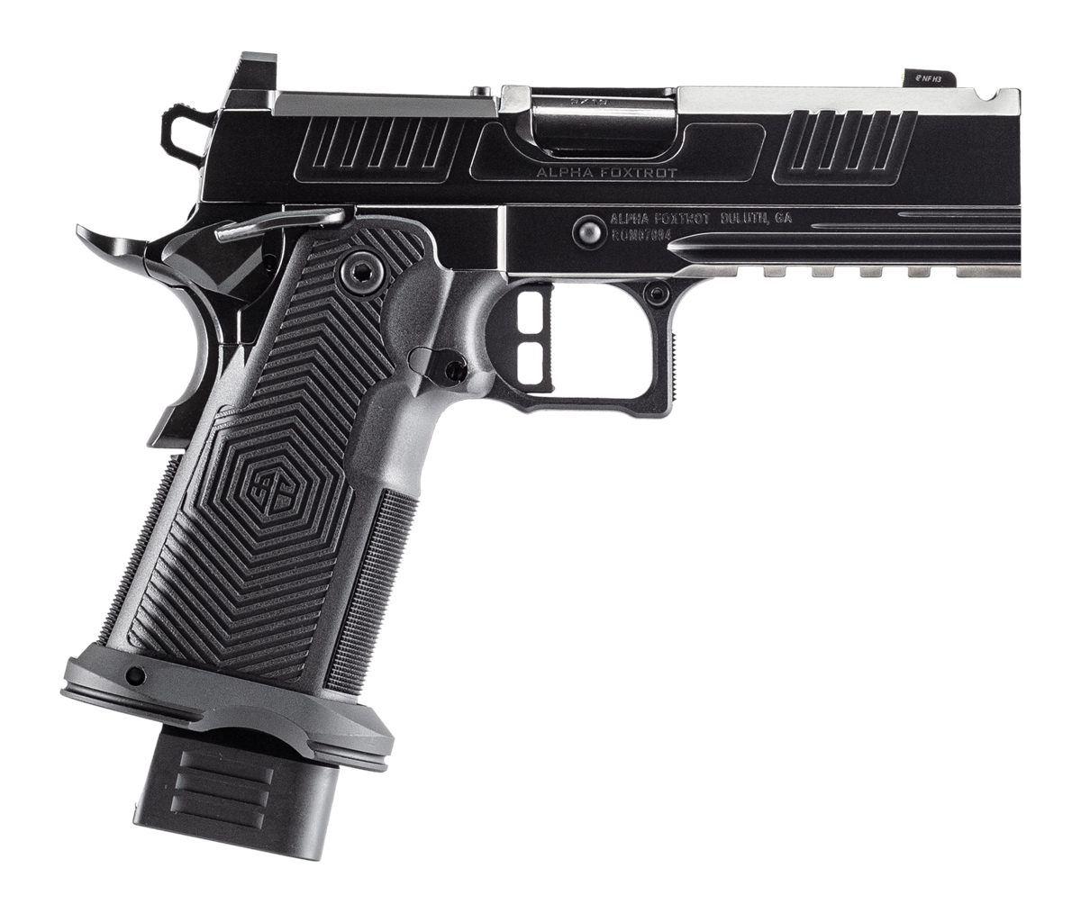 Alpha Foxtrot AA39X1CIH-PDBK19 AF1911 Romulus 9mm Luger 4.25in