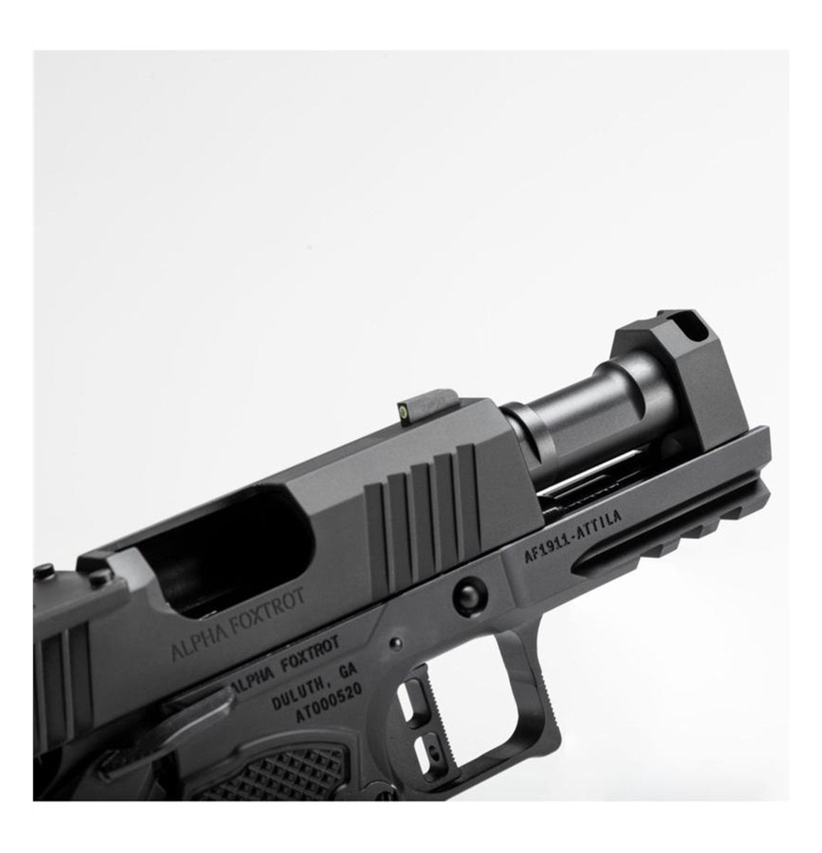 Alpha Foxtrot AF1911-Attila MOS Handgun 9mm Luger 10rd Magazine(2) 3.5in Co view 3