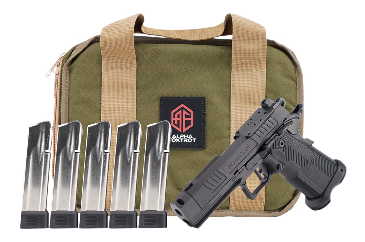 Alpha Foxtrot AA39X1QIG-XDBK20-PROM AF1911 Romulus Compact 9mm Luger 20+1 3