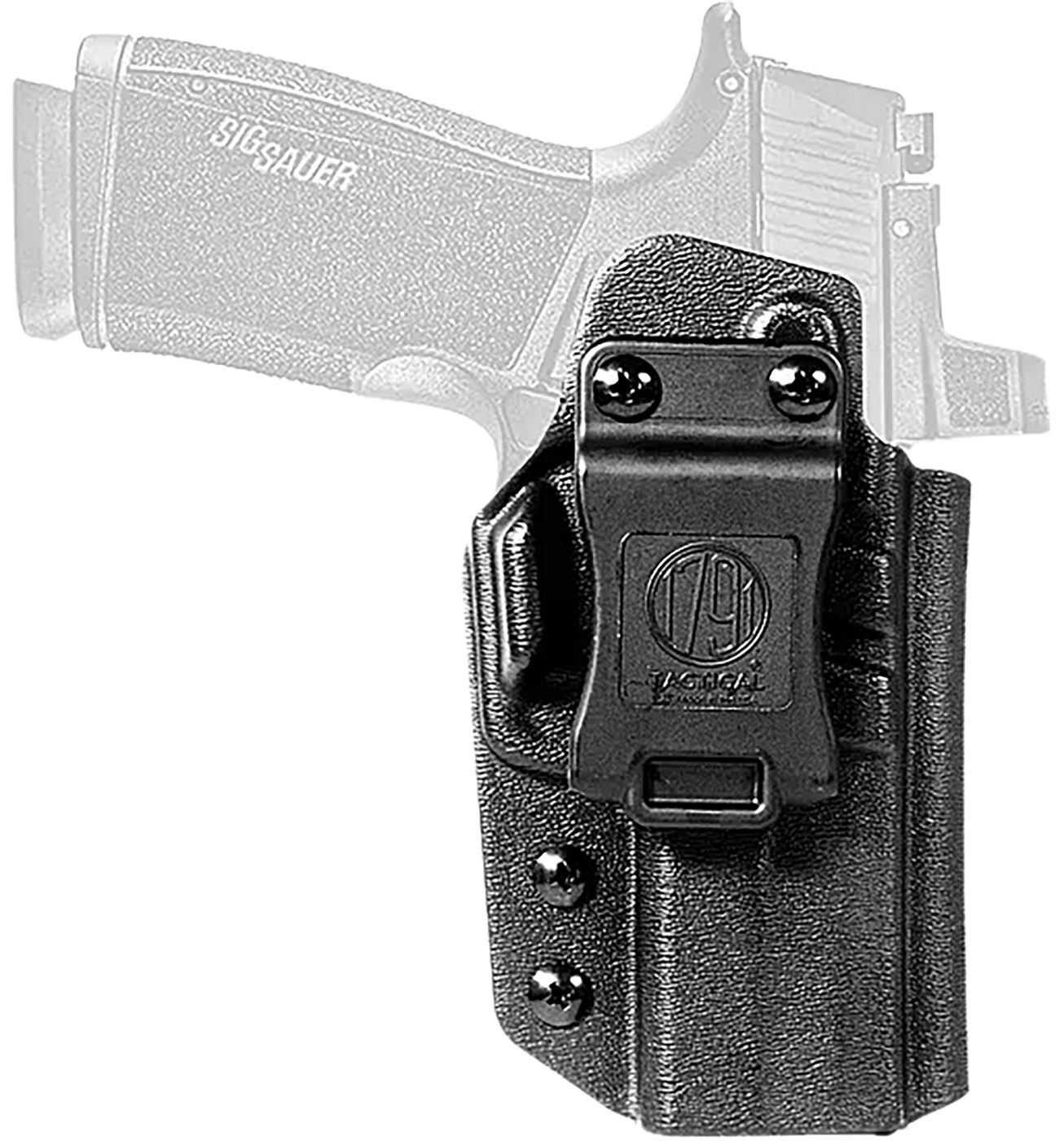 1791 Gunleather TACIWBP365XMBLKR Tactical IWB Black Kydex Compatible w/ P36