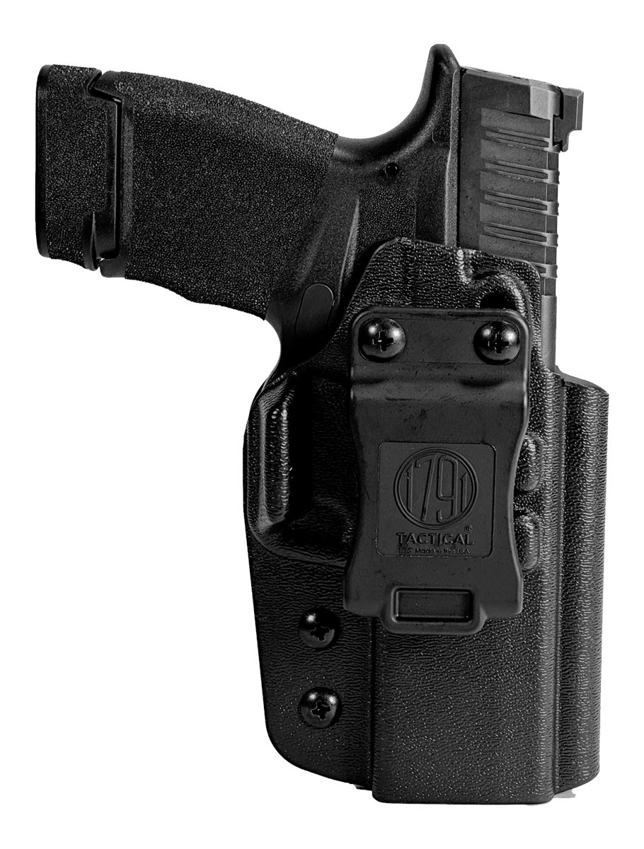 1791 Gunleather Taciwbhcproblkr Tactical IWB Black Kydex Compatible w/ Spri