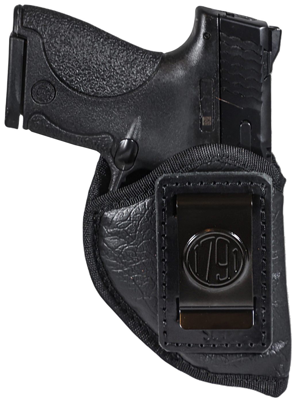 2nd Amendment 1791 Gunleather ECOSC1BLKR Sub-Compact IWB Small Black Right
