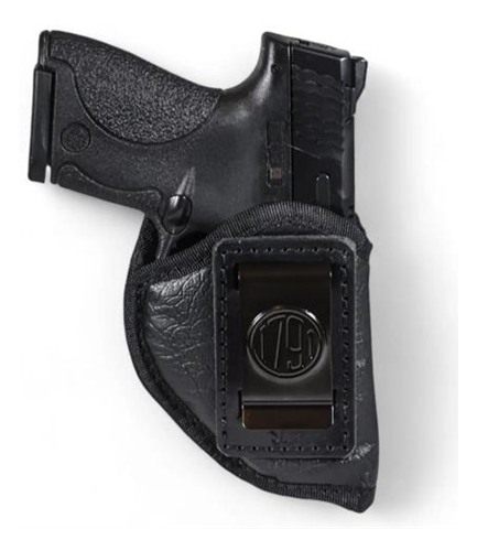 2nd Amendment 1791 Gunleather ECOSC1BLKR Sub-Compact IWB Small Black Right view 2