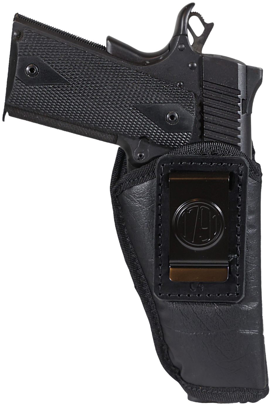 1791 Gunleather ECOC4BLKR EcoCarry IWB Compact Long Black Right Hand