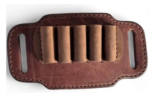 1791 Gunleather HNTABSLRBRWA Ammo Belt Slide Brown Leather 30-06 Springfiel view 2