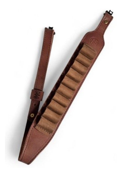 1791 Gunleather HNTAS12BRWA Hunt Ammo Sling Oiled Brown Leather 32in to 37i view 2