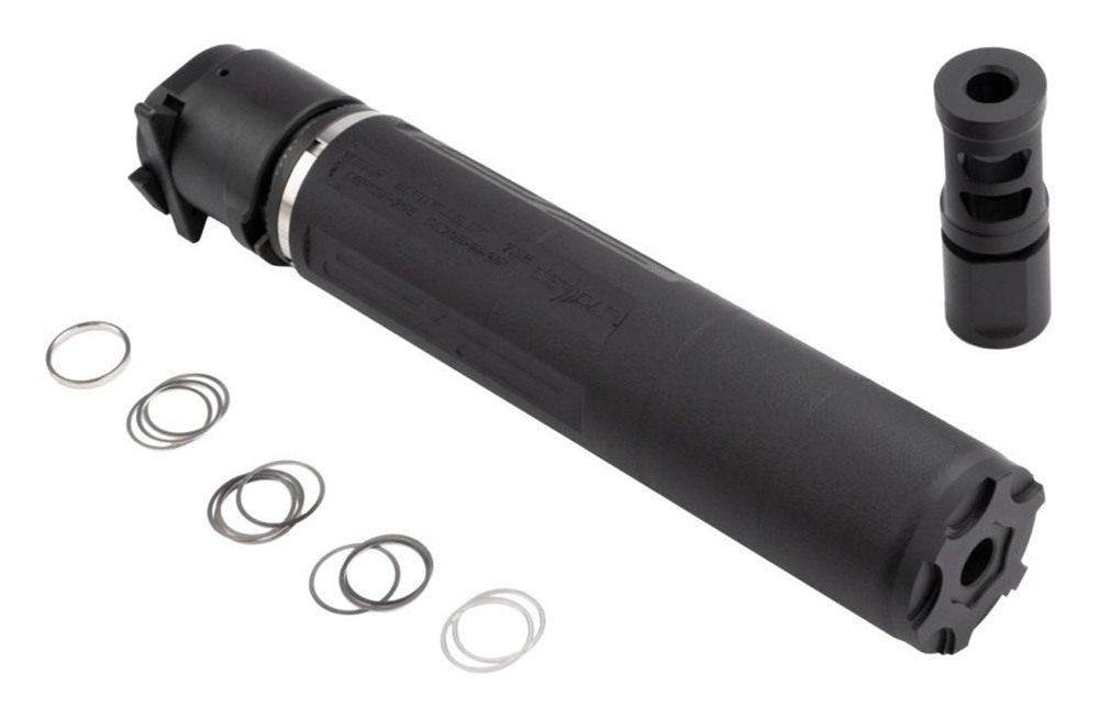 CMMG Defcan 762 Direct Thread Suppressor .308 Win 1-3/8x24 Black with 5/8x2