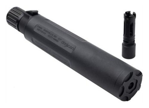 CMMG Defcan 57 Direct Thread Suppressor 5.7x28mm/4.6x30mm 1/2x28 Black