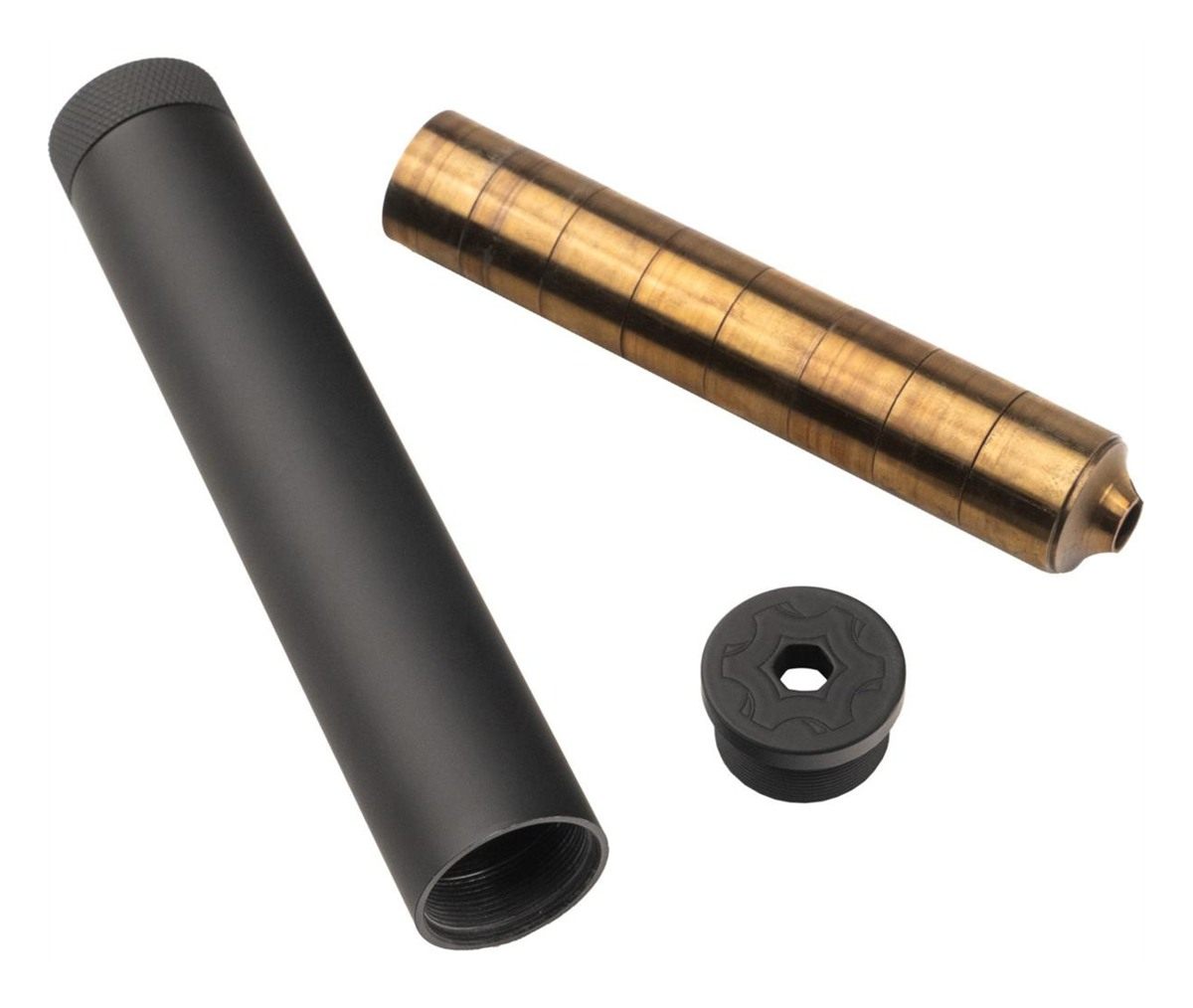 CMMG Zeroed 22 Gen 2 Direct Thread Suppressor LR Stainless Steel Black view 2
