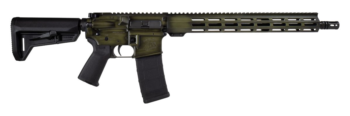Shark Coast Tactical 300-044-1000-14 Distressed 5.56 Nato 30+1 16in Black M