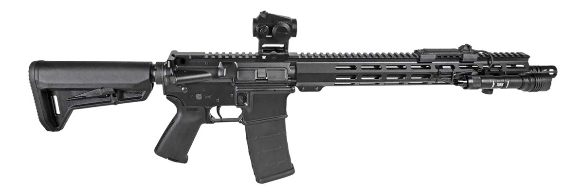 Shark Coast Tactical Midnight AR-15 Rifle 5.56mm 30rd Magazine 16in Barrel