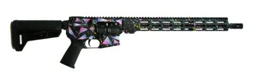 Shark Coast Tactical "Retro Miami" AR-15 Rifle 5.56mm 30rd Magazine 16" Barrel 15" MLOK Handguard