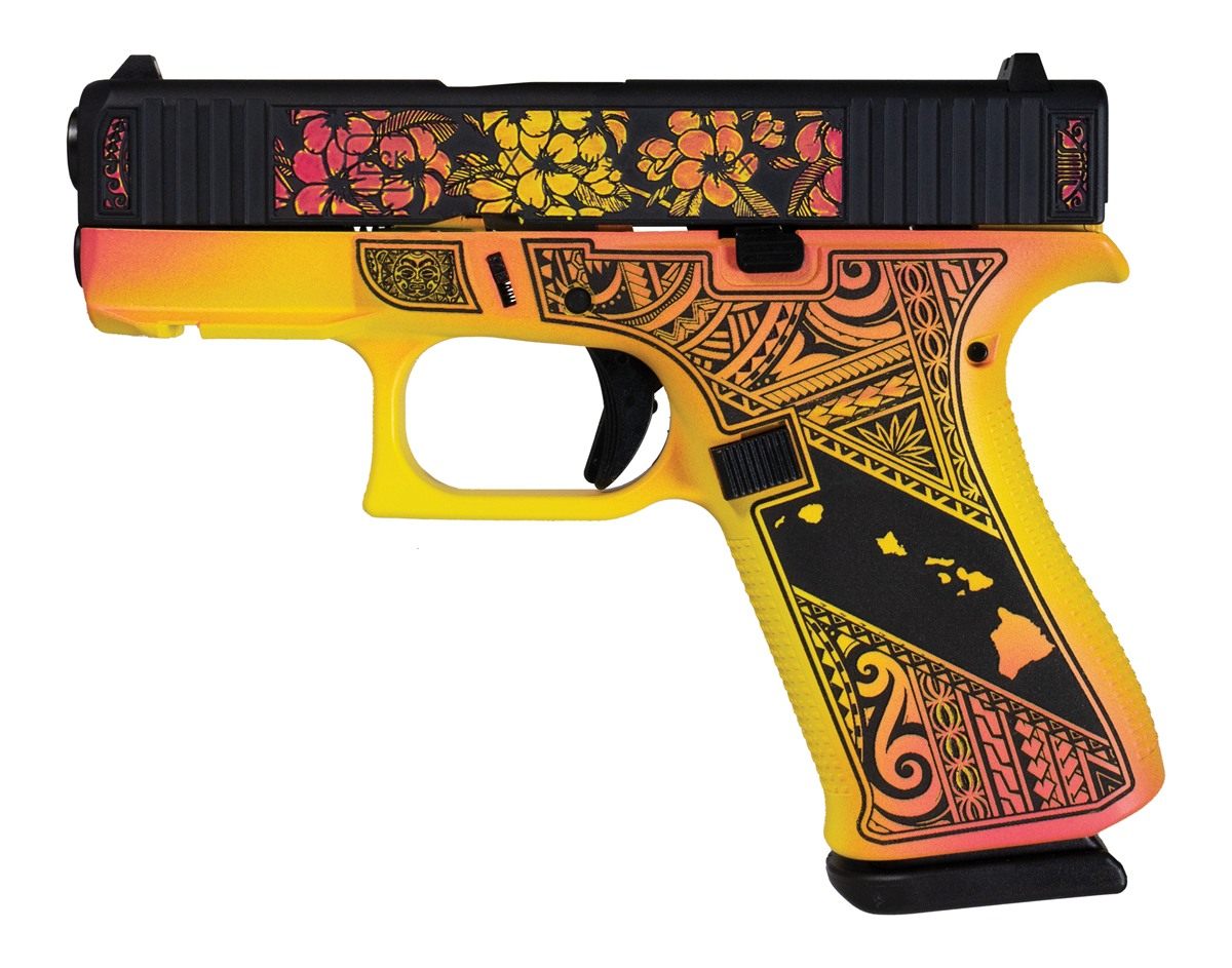 Glock Glk Shark Coast Tactical 43x 9mm Hawaiian