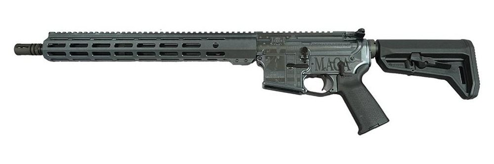 Shark Coast Tactical Trump 3.0 Fight Dark Maga AR-15 Rifle 5.56mm 30rd 16in view 5