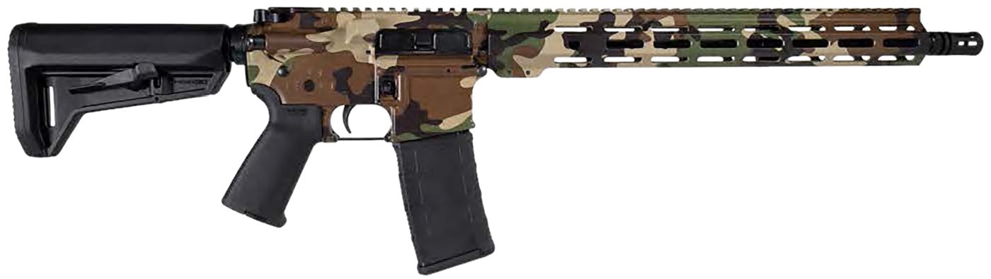 Shark Coast Tactical M81 Woodland Rifle 5.56mm 30rd Magazine 16in Barrel 15