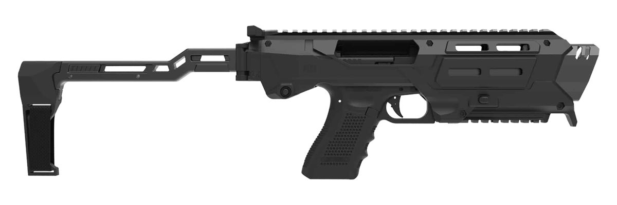 Meta Tactical MX1-PS-BK Conversion Kit Compatible w/Glock, Aluminum w/M-LOK