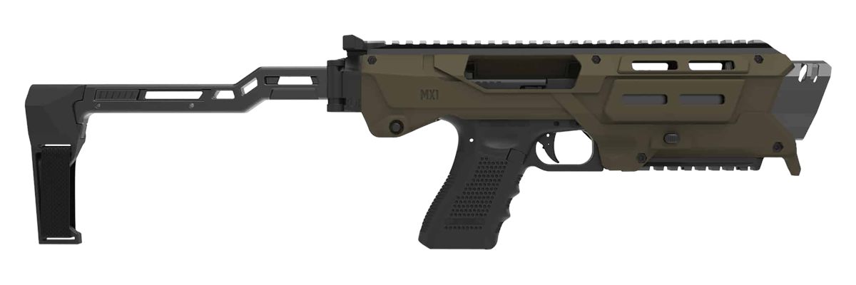 Meta Tactical MX1-PS-GR Conversion Kit Compatible w/Glock, OD Aluminum w/M