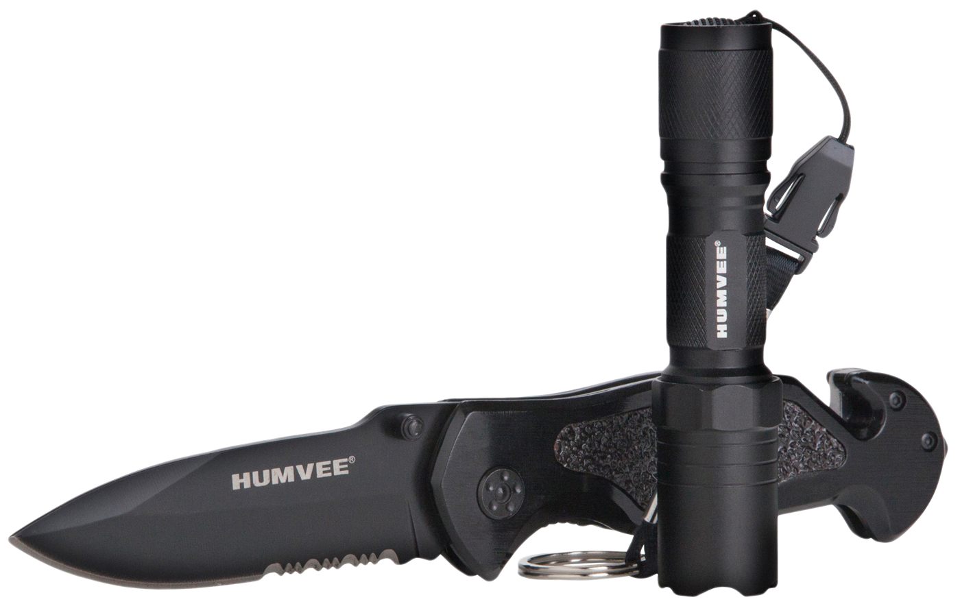 Camp Humvee Adventure Gear HMVKCER1 Rescue Combo 3.25in Folding Spear Point