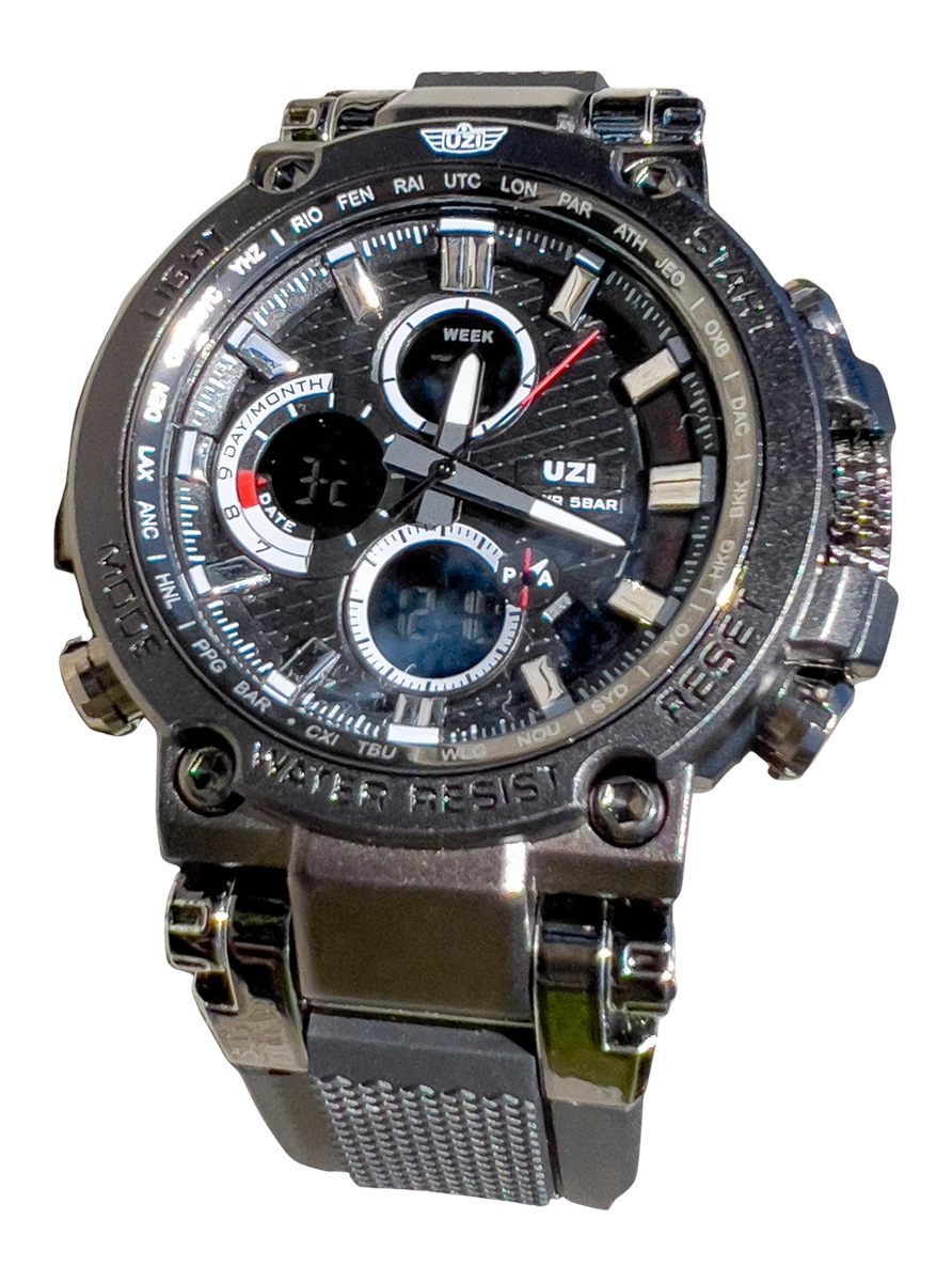 Camp Uzi-w1803blk Shock Digital Watch Blk