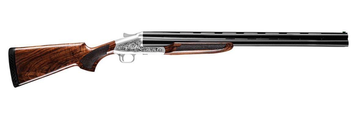 ATI 3B 12 Gauge 3.50in 3 Shot 26in Vent Rib Barrel, Engraved Silver Receive view 2