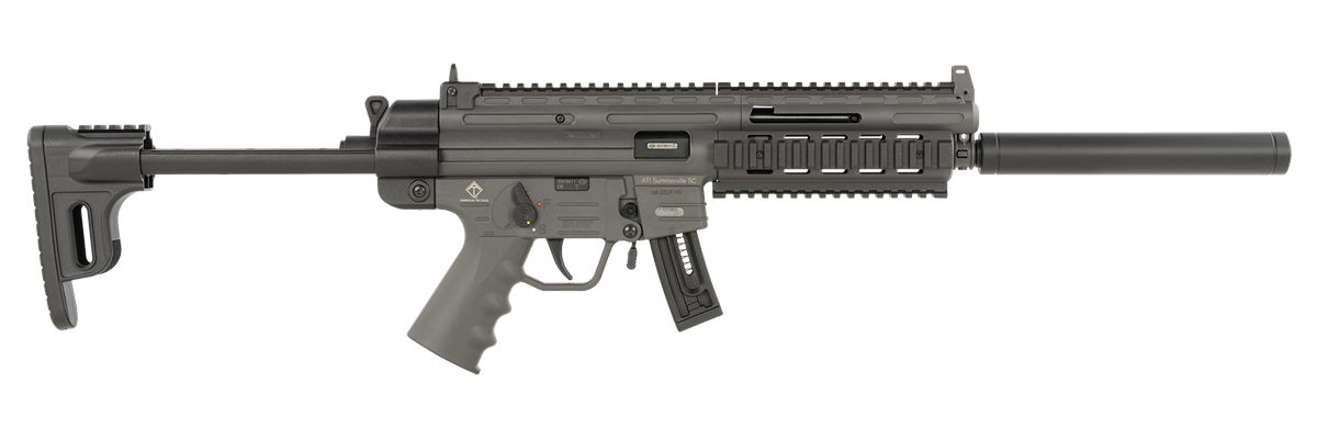American Tactical ATI GERGGSG1610S GSG-16 22LR 10+1 16.25in Black Non-Threa