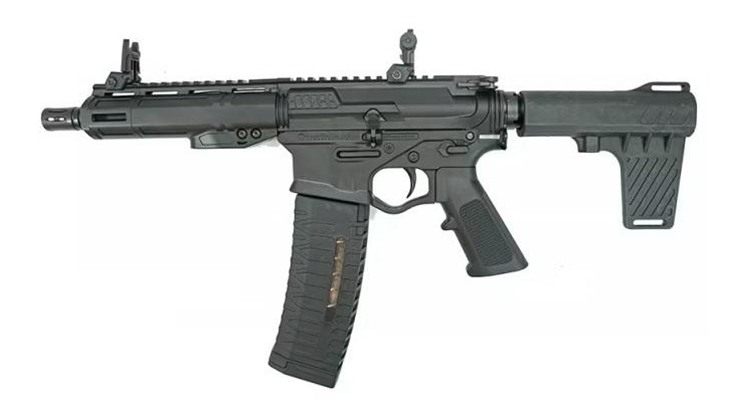 American Tactical ATI Alpha Maxx 5.56x45mm 60+1 7.50in Black Threaded Barre view 3