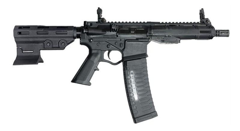 American Tactical ATI Alpha Maxx 5.56X45MM 7.5in BRL 60RD Pistol, Black