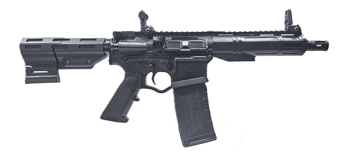 American Tactical ATI Alpha Maxx 5.56 Nato 30+1 7.50in Black Barrel, Polyme