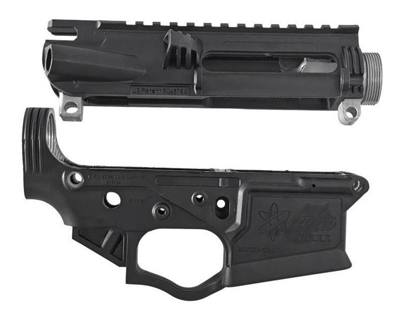 ATI Alpha Maxx Lower and Upper Set - Stripped Black w/Screws view 2