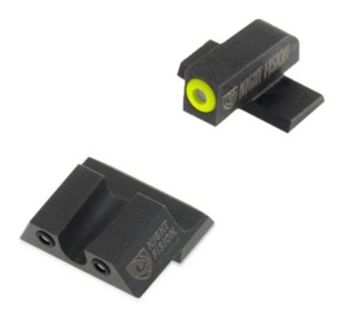 Night Fision Perfect Dot NS Set w/Yellow Front + Black U Rear Fits Springfi