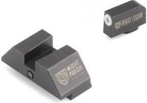 Night Fision Perfect Dot Official Student the Gun Accur8 Sights w/Wht Frnt+ view 2