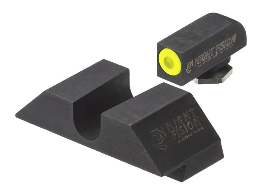 Night Fision GLK-002-014-Ygzx Sight Set for Glock 20/21/40 - Yellow Front R