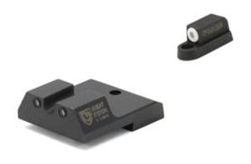 Night Fision Tritium Sight Set for CZ USA P-07/P-09 - White Front Ring, U N view 2
